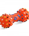 TRIOL (ТРИОЛ) Игрушка для собак из винила "Гантель с шипами", 105мм