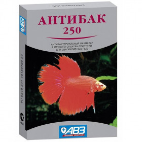 АВЗ "АНТИБАК-250" антибактериальный иммунизирующий препарат для рыб 6таб.