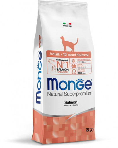 Monge Cat корм для взрослых кошек с лососем