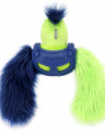Игрушка для собак JOYSER Squad Горилла J-Rilla в броне с пищалкой M/L синяя, 43 см