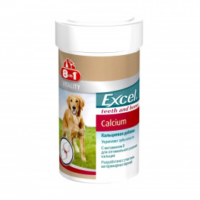 8in1 Excel Calcium Кальциевая добавка для собак, 470 табл.
