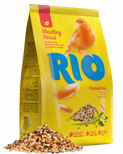 RIO корм для канареек. Рацион в период линьки