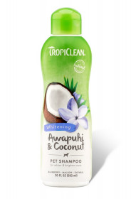 Tropiclean "Авапухи и кокос" шампунь для собак и кошек для белой шерсти, 355 мл
