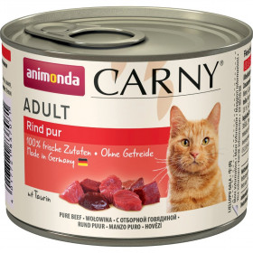 ANIMONDA CARNY ADULT консервы для кошек с отборной говядиной