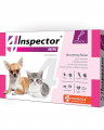 Inspector Mini капли от блох, клещей и глистов для кошек и собак до 2 кг