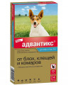 Адвантикс (Elanco) капли от блох и клещей инсектицидные для собак и щенков 4-10 кг (1 пипетка)