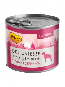 Мнямс консервы для собак всех пород "Террин по-версальски" (телятина с ветчиной) 200 г