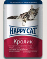 Happy Cat влажный корм для кошек с кроликом в соусе