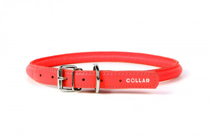 CoLLaR Glamour Ошейник круглый для длинношерстных собак, красный, ширина 6 мм, длина 20-25 см