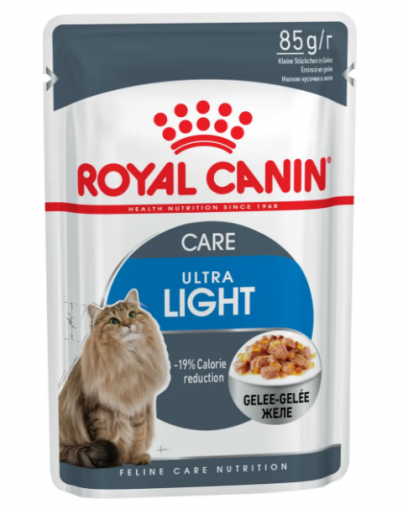 Влажный корм для кошек Royal Canin Ultra Light Jelly желе, 85 г
