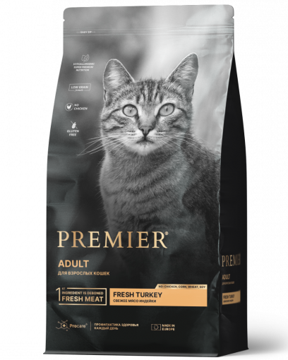 Premier Cat Turkey ADULT (Свежая индейка для кошек)