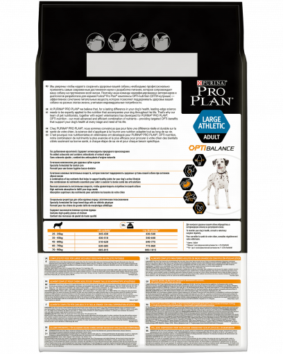 Pro Plan для взрослых собак крупных пород с атлетическим телосложением, с высоким содержанием курицы