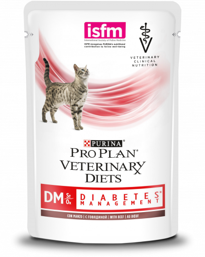 Pro PLan Veterinary Diets DM с говядиной, 85 г