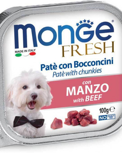 Monge Dog Fresh консервы для собак  с говядиной
