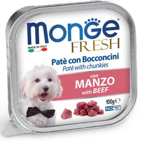 Monge Dog Fresh консервы для собак  с говядиной
