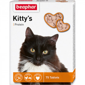 Beaphar Kitty's+Protein Протеин для кошек, 75 табл.