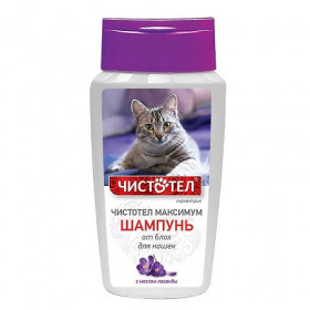 Чистотел Максимум шампунь для кошек от блох, 180 мл