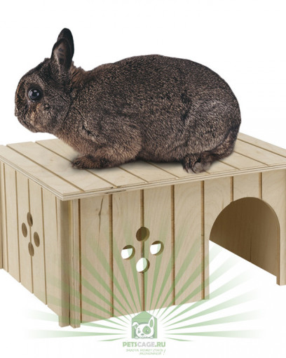 Ферпласт Деревянный домик SIN 4646 для кроликов