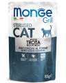 Monge Cat Grill Pouch паучи для стерилизованных кошек итальянская форель