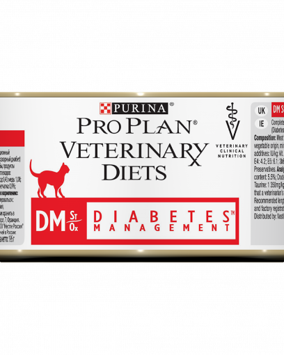 Pro Plan Veterinary Diets DM с говядиной, 195 г