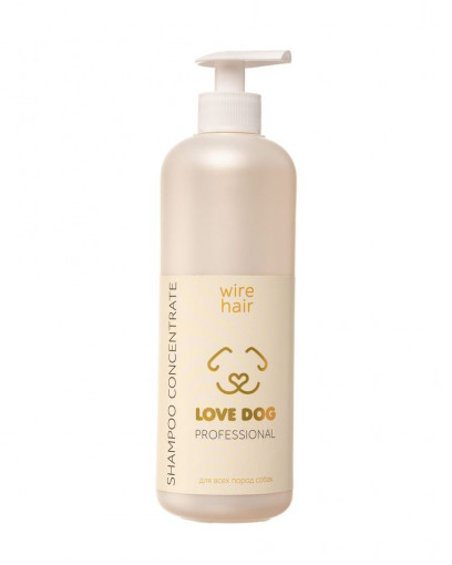 Шампунь-концентрат для жесткой шерсти Собаки LC&LD WIRE HAIR SHAMPOO CONCENTRATE