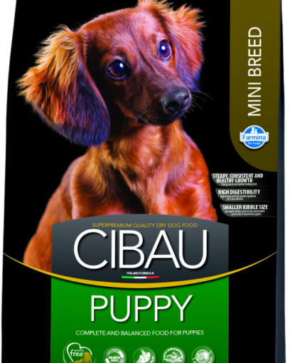 Farmina Cibau Puppy Mini сухой корм для щенков мелких пород, беременных и кормящих собак.