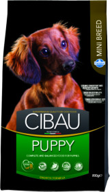 Farmina Cibau Puppy Mini сухой корм для щенков мелких пород, беременных и кормящих собак.