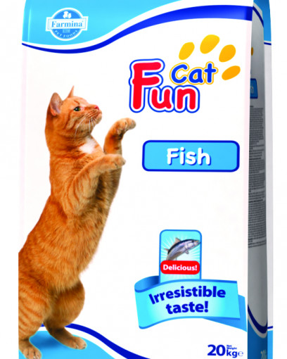 Farmina Fun Cat Fish сухой корм для взрослых  кошек  всех пород  с  рыбой