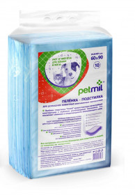 PETMIL Петмил Пеленка впитывающая одноразовая, р-р 60*90 см, 10 шт./уп.