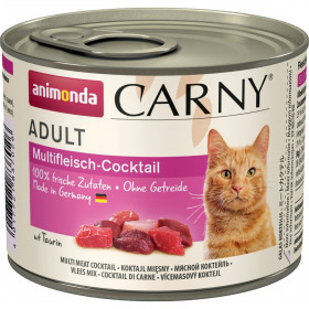 ANIMONDA CARNY ADULT консервы для кошек коктейль из разных сортов мяса
