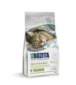 Bozita Indoor & Sterilized сух. пит. д/стерилиз. растущих, взросл. и малоподвижн. кошек с курицей