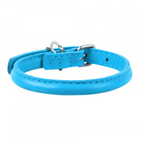 CoLLaR Glamour Ошейник круглый для длинношерстных собак, синий, ширина 6 мм, длина 25-33 см