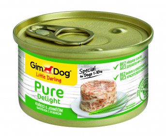 GimDog, Pure Delight консервы для собак из цыпленка с ягненком