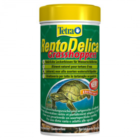 TETRA ReptoDelica Grasshoppers (кузнечики) 250мл Натуральное лакомство для водных черепах