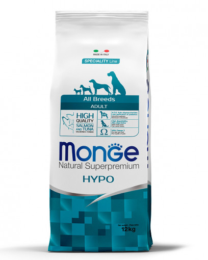 Monge Dog Speciality Hypo корм с лососем и тунцом для взрослых собак всех пород