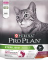 Pro Plan сухой корм для взрослых стерилизованных кошек и кастрированных котов, с высоким содержанием утки и c печенью