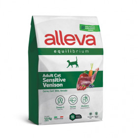 Alleva Equilibrium Sensitive для взрослых кошек Сенситив с олениной, 1.5 кг
