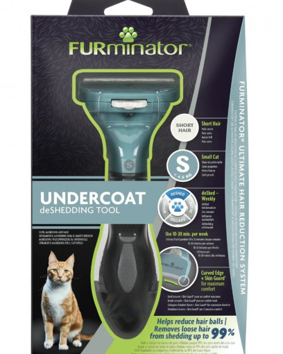 FURminator Фурминатор S для маленьких кошек c короткой шерстью