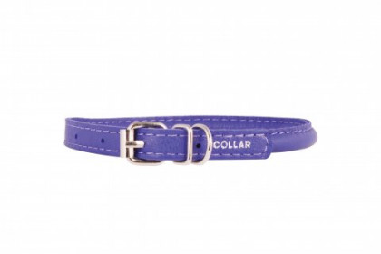 CoLLaR Glamour Ошейник круглый для длинношерстных собак, фиолет, ширина 6 мм, длина 25-33 см