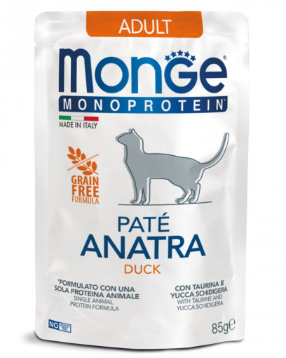 Monge Cat Monoprotein Pouch паучи для кошек утка