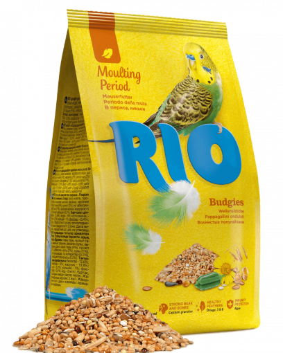 RIO корм для волнистых попугаев. Рацион в период линьки