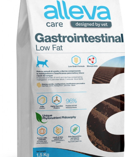 Сухой корм Alleva Care Cat Gastrointestinal Low Fat