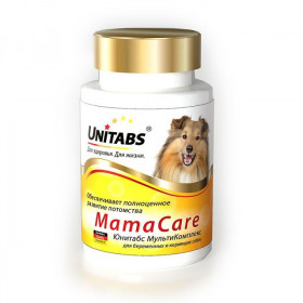 Unitabs Mama Care с В9 Витамины для беременных и кормящих собак, 100 табл.