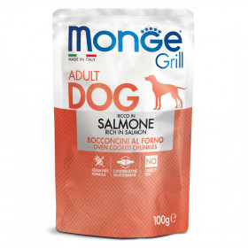 Monge Dog Grill Pouch паучи для собак лосось