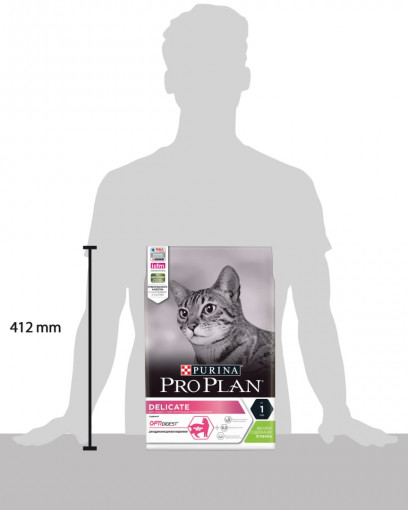 Pro Plan для взрослых кошек с чувствительным пищеварением или с особыми предпочтениями в еде, с высоким содержанием ягненка