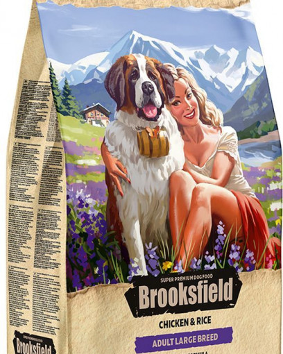 Brooksfield  Adult Large Breed сухой корм для собак крупных пород с курицей и рисом