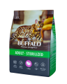 Mr. Buffalo сухой корм для взрослых стерилизованных и кастрированных котов и кошек с индейкой 1,8 кг