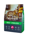 Mr.Buffalo сухой корм для взрослых стерилизованных и кастрированных котов и кошек с лососем 1,8 кг