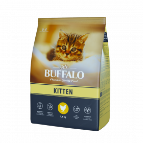 Mr.Buffalo сухой корм для котят с курицей 1,8 кг