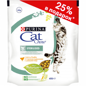 Purina Cat Chow, сухой корм для взрослых стерилизованных кошек и кастрированных котов с высоким содержанием домашней птицы